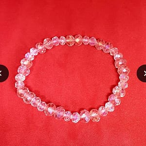 Pink Crystals Stretchy Bracelet